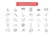 Paris & France Icons, an Outline Icon by Caroline Mackay (Thumbnail 3 of 8)