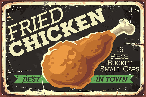 Fried Chicken Small Caps preview 7