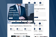 Mevra - Legal Consultation Landing, a Landing Page Template by trabaskriya (Thumbnail 4 of 5)