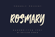 Rosmary - Handwritten Font, a Script Font by skiiller studio (Thumbnail 1 of 8)