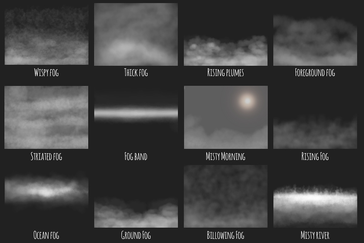 Fog overlays, an Object Graphic by Paper Farms