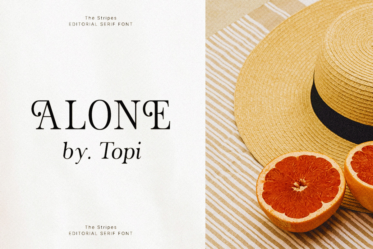The Stripes Editorial + Italics, a Serif Font by Stripes Studio (Photo 10 of 23)