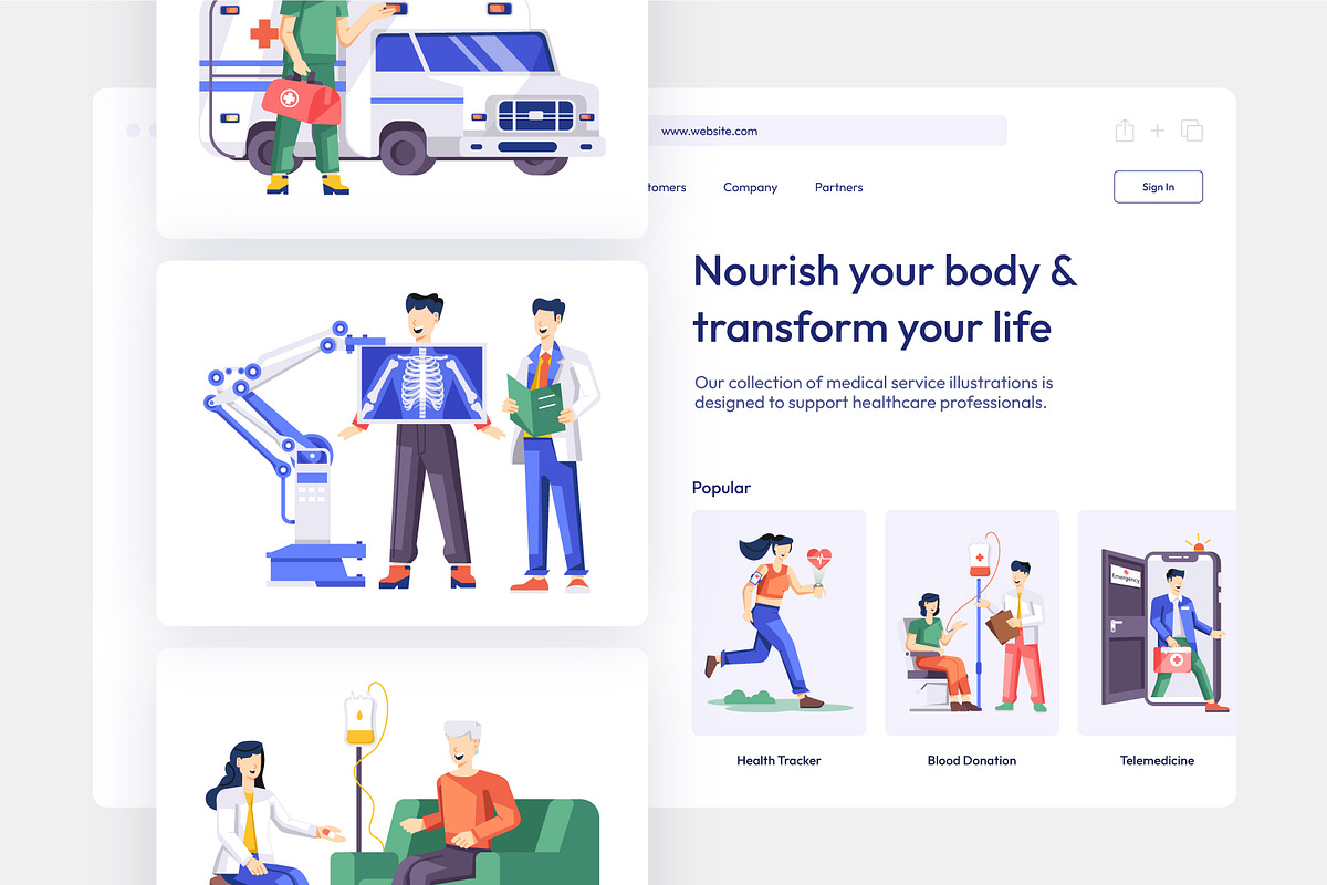 Medical Illustration Pack, a Healthcare Illustration by Vectors Market (Photo 4 of 7)