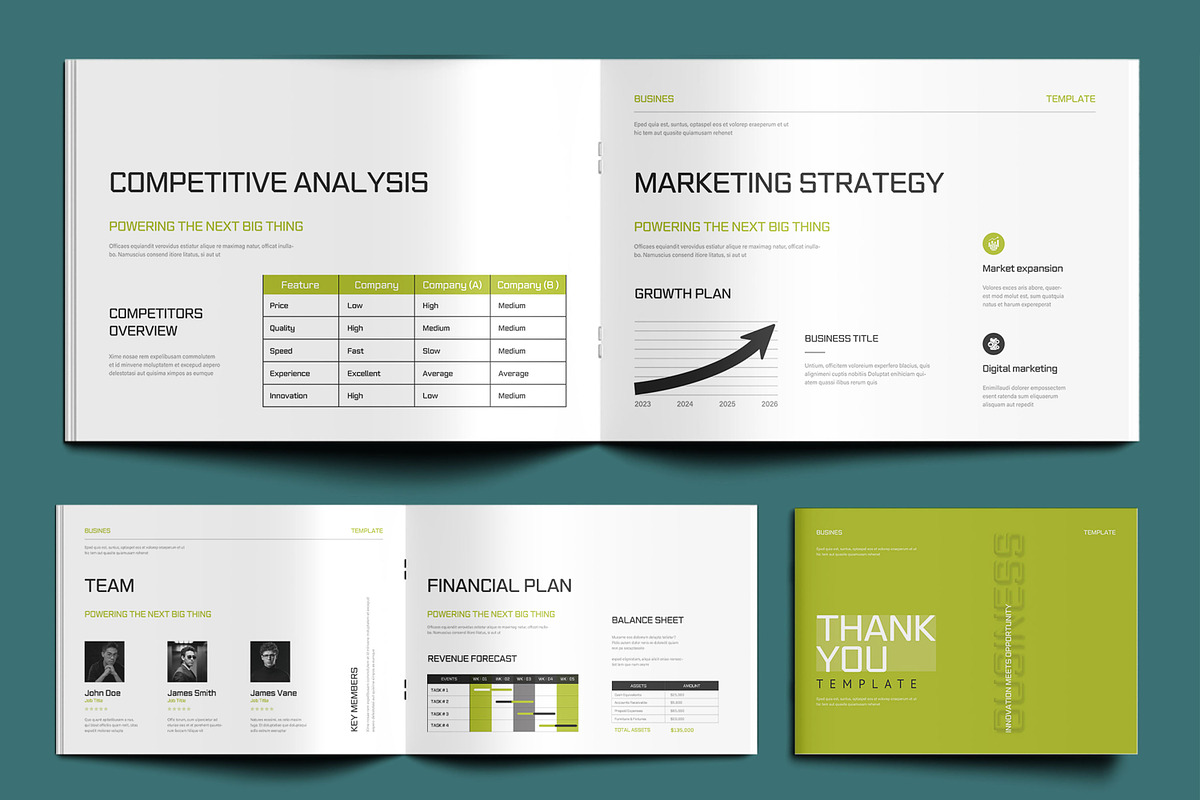 Business Proposal Pitch Deck, a Brochure Template by MightyDesign (Photo 5 of 8)
