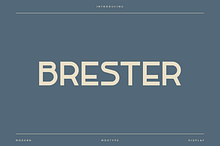 Brester - Modern Display Typeface