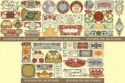 Label Art Nouveau - mega set, a Decorative Illustration by Stanislav Kharchevskyi (Thumbnail 8 of 12)
