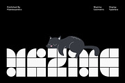 Mazime – Geometric Display Typeface, a Font by Flawless And Co (Thumbnail 1 of 10)
