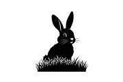Cute Easter Bunny Silhouette bundle, an Illustration by Artivon (Thumbnail 4 of 51)