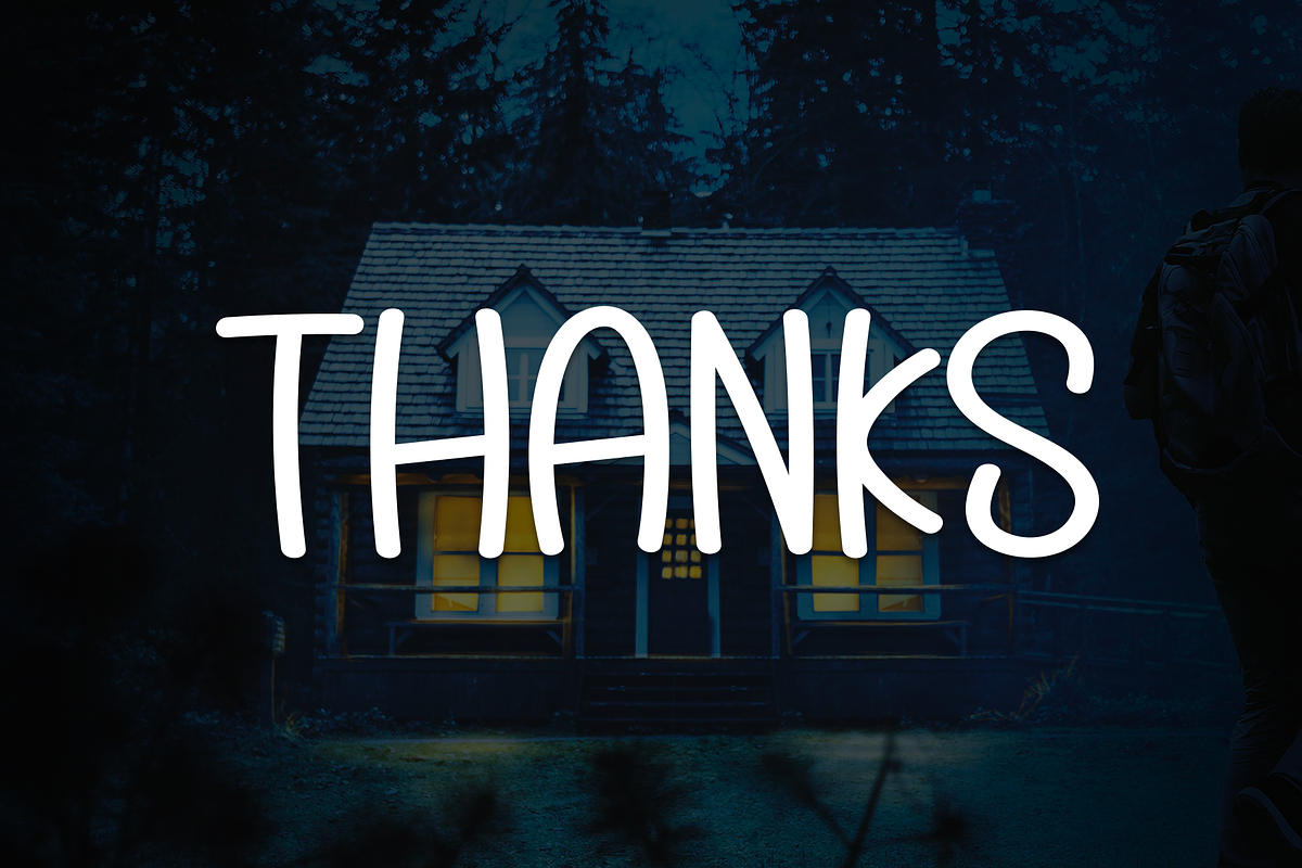 Black House | Script Font, a Script Font by Scratchones (Photo 8 of 8)