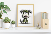 Christmas Dog & Cat Clipart, an Illustration by Canvas Craft (Thumbnail 7 of 7)