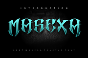 Masexa Font, a Blackletter Font by Onotype (Thumbnail 1 of 3)