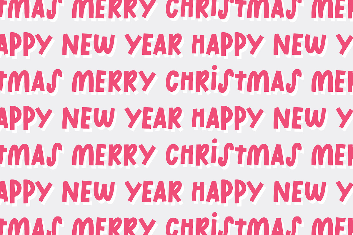 Sugar Buttons Funny Christmas font, a Handwritten Font by supfonts (Photo 6 of 8)