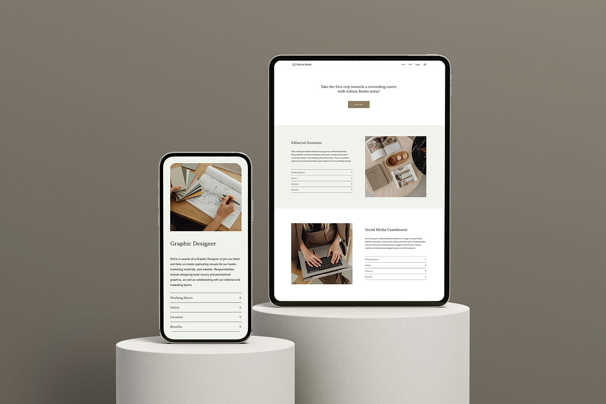 Ashton Squarespace 7.1 Website Theme, a Squarespace Template by Ruben Stom (Photo 4 of 11)