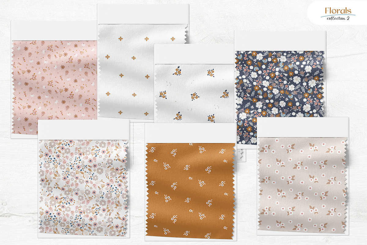 Meadow Florals - Seamless Patterns, a Pattern Graphic by Milky April (Photo 6 of 7)
