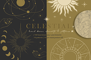 Celestial Soul. Sun Moon Space., a Pattern Graphic by Alena Zaytseva (Thumbnail 1 of 18)