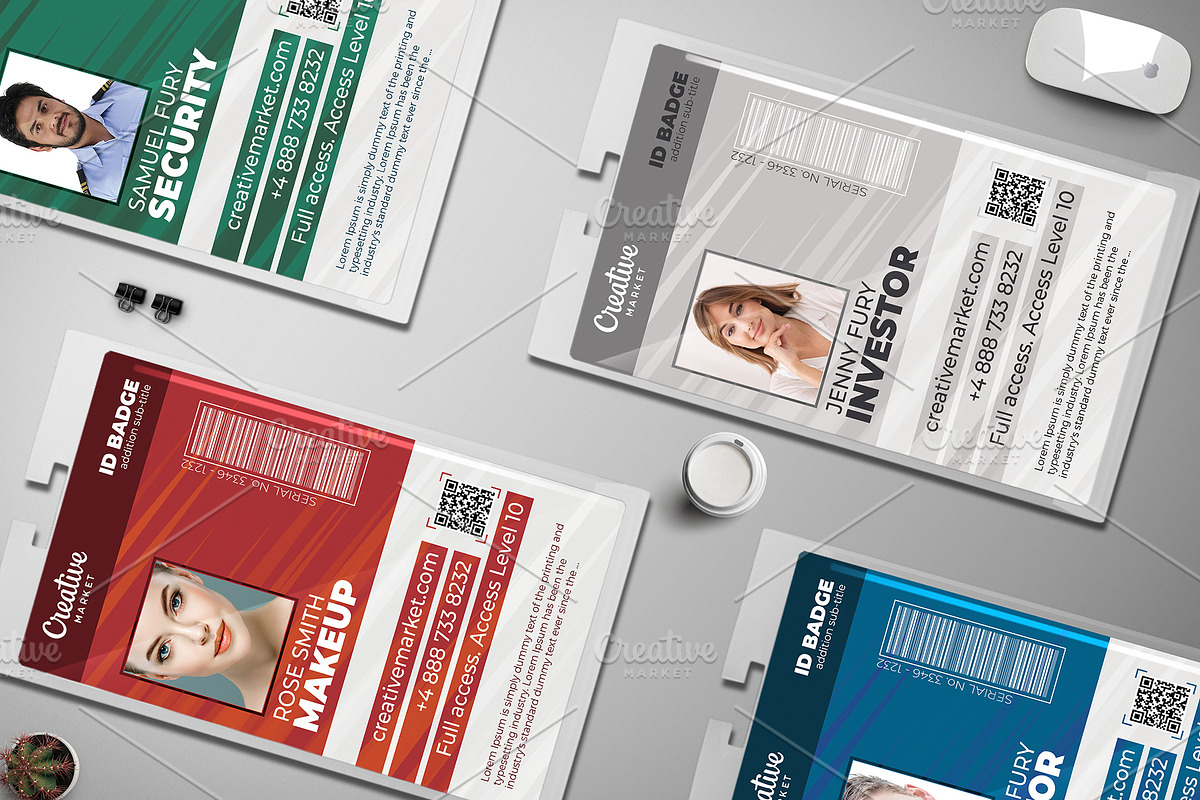 Business ID Badge 02-021, a Card Template by Tzochko (Photo 4 of 5)
