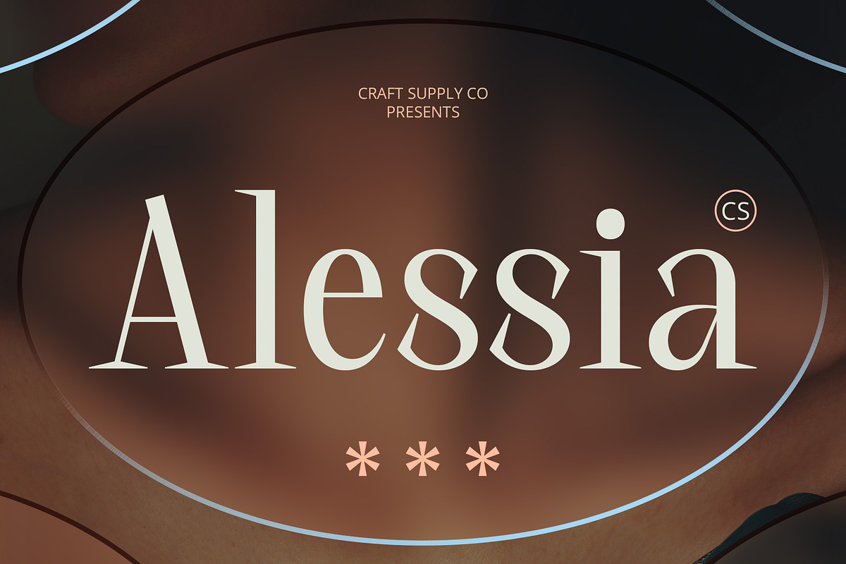 CS Alessia – Elegant Font, a Serif Font by Craft Supply Co. (Photo 1 of 8)