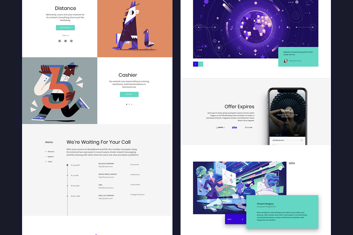 Ataman Templates UI Kit, an UI Kit Template by App for Mobile & Website (Photo 3 of 38)