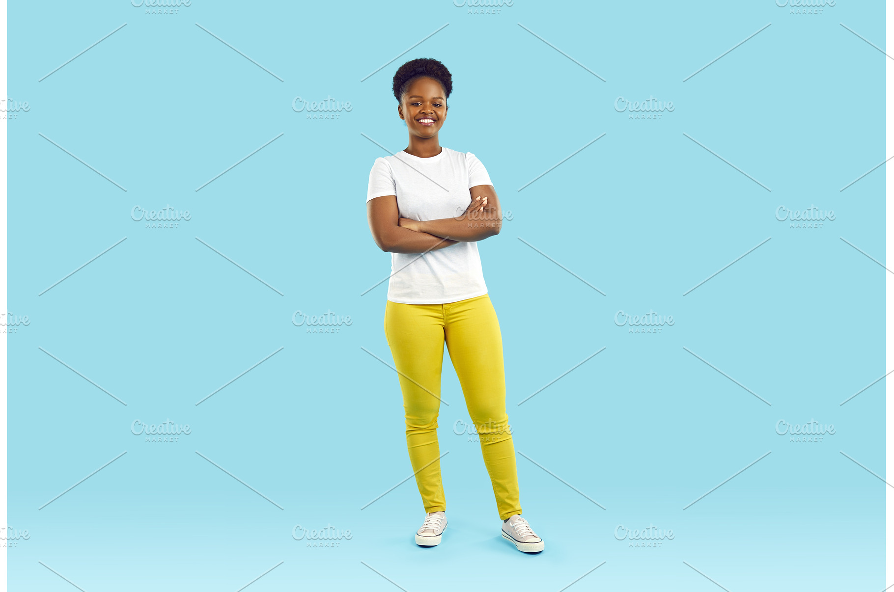 Happy beautiful African American, a Person Photo by StudioRomantic