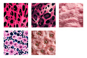 Pink Leopard Fur Seamless Pattern, an Illustration by Dream Creation (Thumbnail 7 of 7)