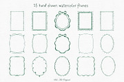 Christmas Frames.Hand-Drawn Borders., an Object Graphic by Solo Art Original (Thumbnail 3 of 9)