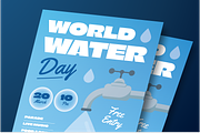 World Water Day Flyer Set, a Flyer Template by Annora Studio (Thumbnail 4 of 6)