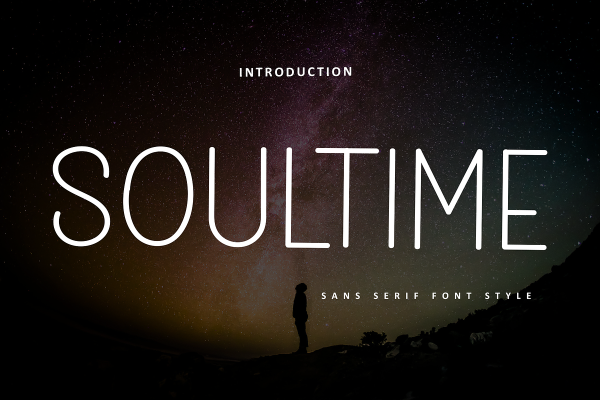 Soultime, a Sans Serif Font by FreshTypeINK (Photo 1 of 8)