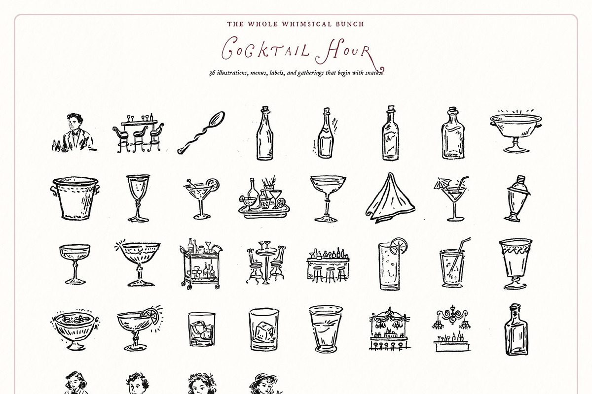 Wedding Clipart Mega Bundle Set, an Object Illustration by The October Creative (Photo 9 of 13)