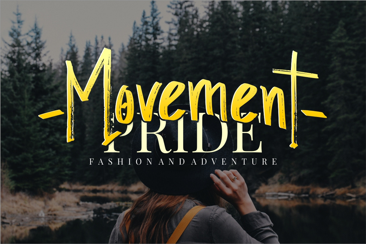 Slatter - Handbrush Font preview 2