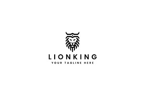 lion king logo design, a Branding & Logo Template by Team_Ultra_Graphics