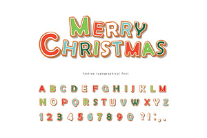 Christmas Gingerbread alphabet