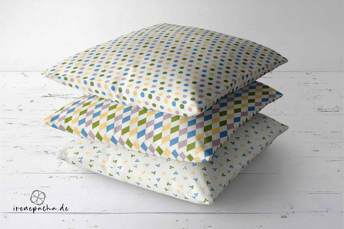 Modern Pastel Collection, a Pattern Graphic by irenepachadesign (Photo 5 of 7)