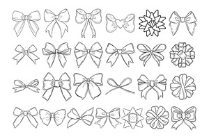 Bow Stamps For Procreate