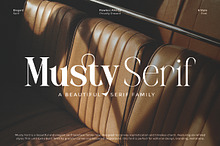 Mustyserif - Family Serif Font