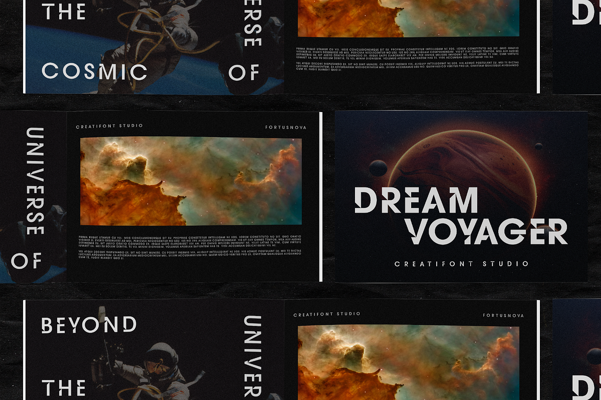 CF Fortusnova - Futuristic Display, a Sans Serif Font by Indotype Foundry (Photo 4 of 10)