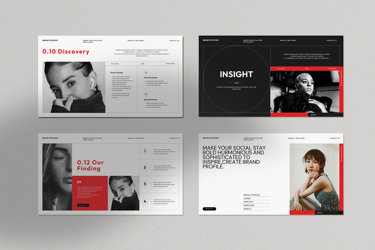 Brand Strategy Presentation Template, a Presentation Template by Dream-Lab