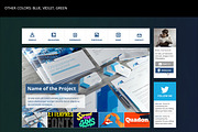 Mustache -Professional vCard Resume, a Websites & App Template by MustacheThemes (Thumbnail 2 of 6)