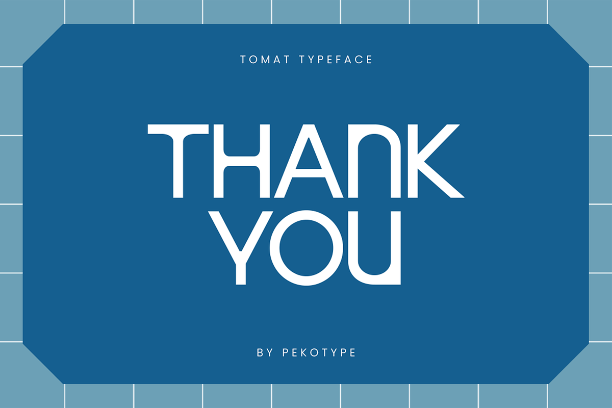 Tomat - Modern Geometric Font, a Sans Serif Font by Pekotype (Photo 15 of 15)