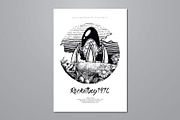 Hand Drawn Rocket Flyer, a Flyer Template by ashenterprise (Thumbnail 1 of 6)