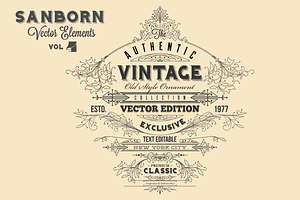 Sanborn Vector Elements Vol. 4