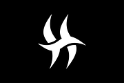 Letter H Monogram Logo, a Branding & Logo Template by Advateik ™ (Thumbnail 1 of 2)
