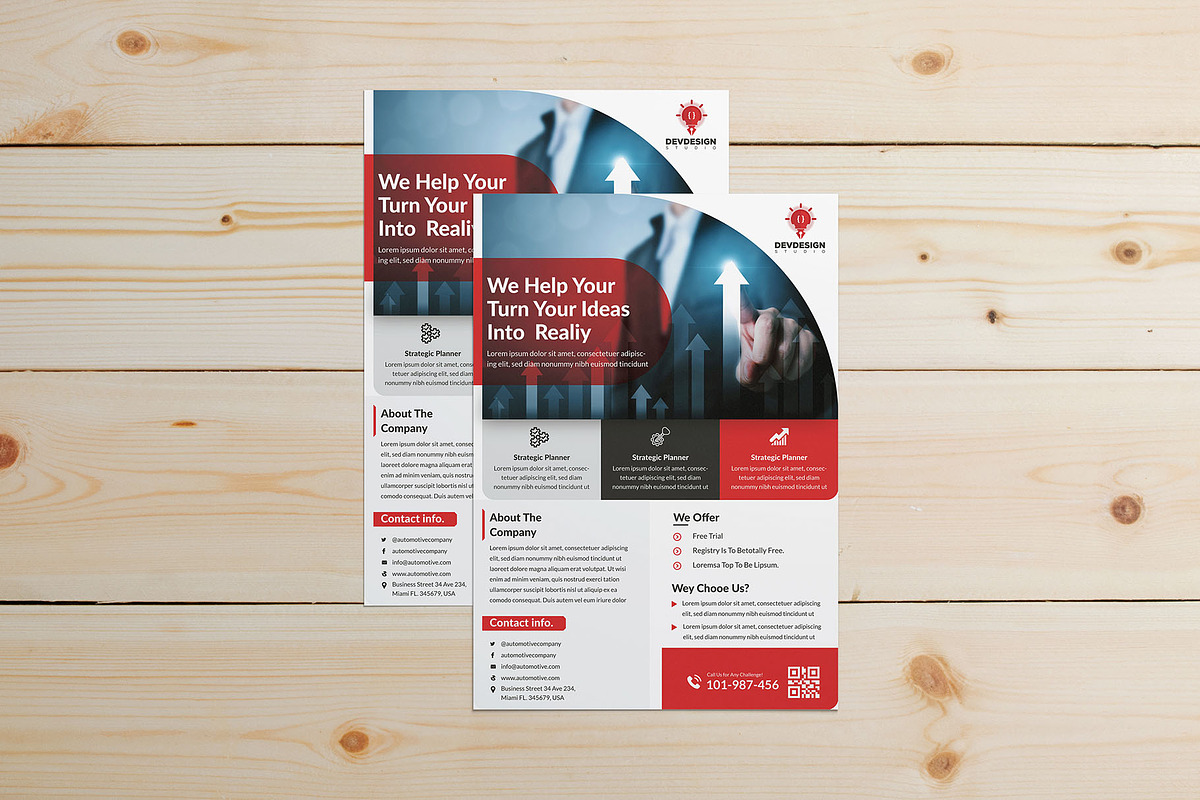 Corporate Business Flyer, a Flyer Template by litoondev (Photo 3 of 3)