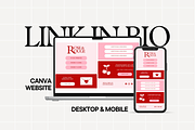 Canva Link In Bio Template, a Landing Page Template by Anna Design Studio (Thumbnail 1 of 11)