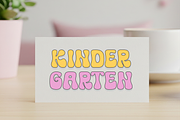 Simple Chunky - Retro Font, a Handwritten Font by Keithzo (Thumbnail 6 of 8)