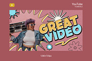90's Style YouTube Thumbnails, a Social Media Template by Andrew Skoch Design (Thumbnail 3 of 7)