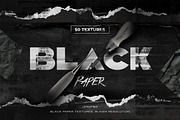 Black paper textures, a Texture Graphic by Retro Machine (Thumbnail 1 of 6)