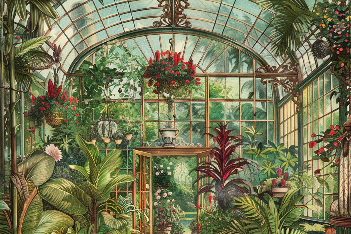 Vintage garden junk journal