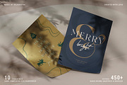 Christmas Card Templates & Extras, a Card Template by SilverStag Type Foundry (Thumbnail 6 of 20)