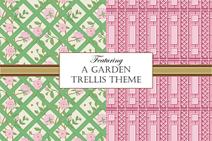 Garden Trellis Pattern Bundle