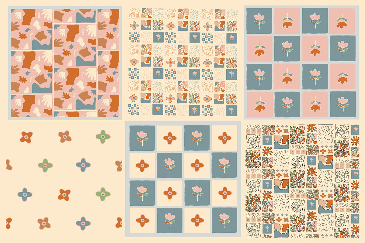 70s Retro Pattern Collection, a Pattern Graphic by Lisa Mill (Photo 2 of 7)
